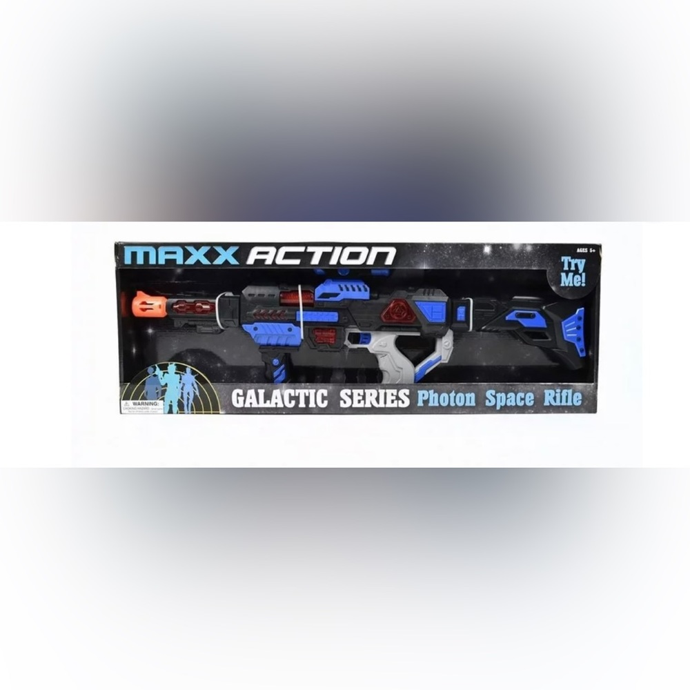 BRAND NEW Maxx action galactic series photon space rifle with sound and light
